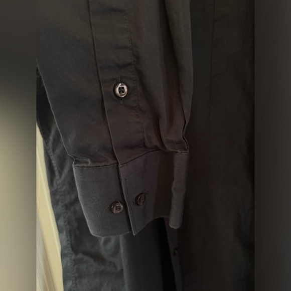 Massimo Dutti grey/blue tones cotton shirt, size large men’s - Picture 5 of 6